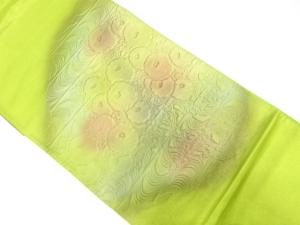 アンティーク　流水に万寿菊模様袋帯（材料）